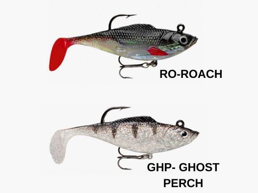 Señuelos de vinilo WilEye Rippin Swim Shad