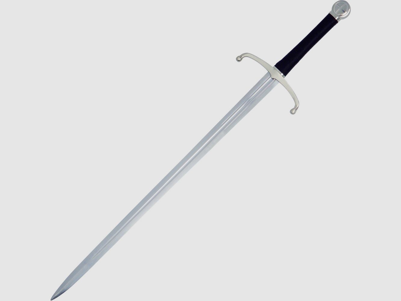 Ritterschwert mit Scheide und Gürtelschlaufe
