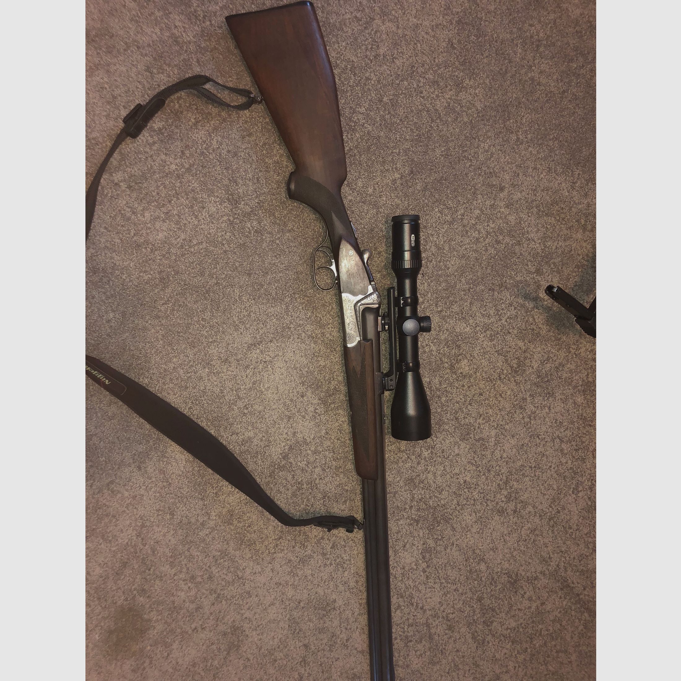 Bockbüchsflinte BBF Sauer 54 with Meopta R1r 3-12x56 RD