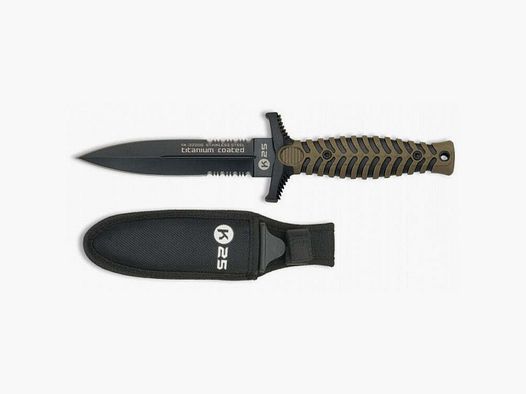 Coltello da stivale K25 a doppia lama verde