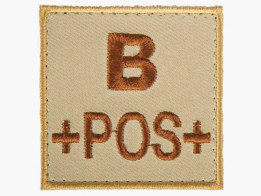 A10 Equipment A10 Equipment Patch Gruppo Sanguigno Gruppo B Positivo Sabbia