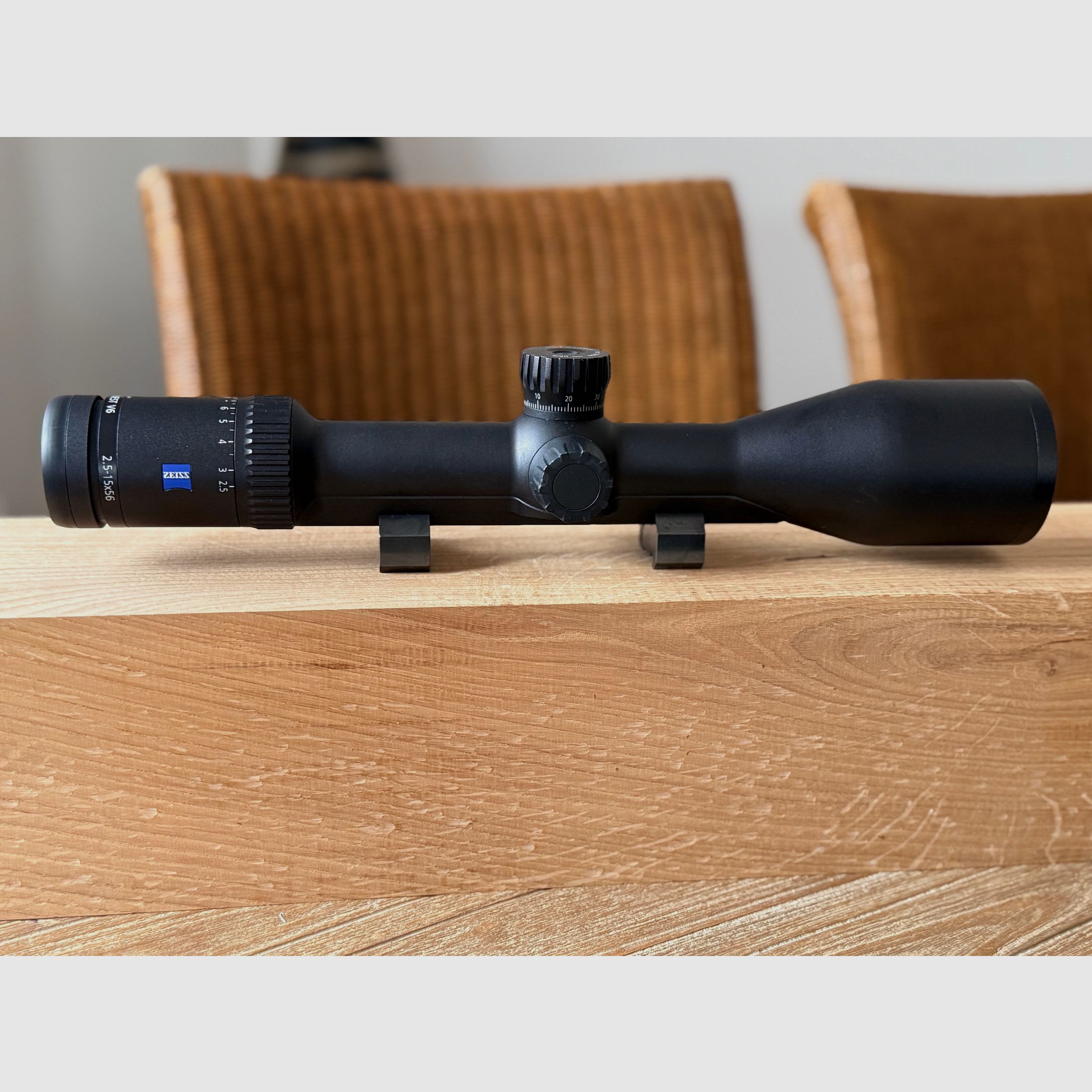 ZEISS riflescope Conquest V6 with rail and ASV-H 2.5-15x56 M
