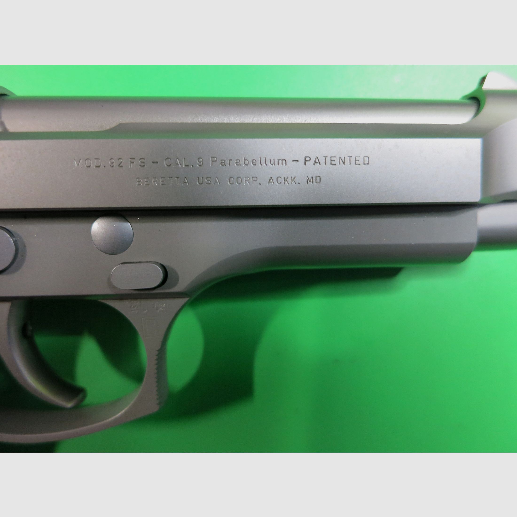 Pistola semiautomatica Beretta 92 FS, 9 mm Luger, pistola delle forze armate statunitensi #65