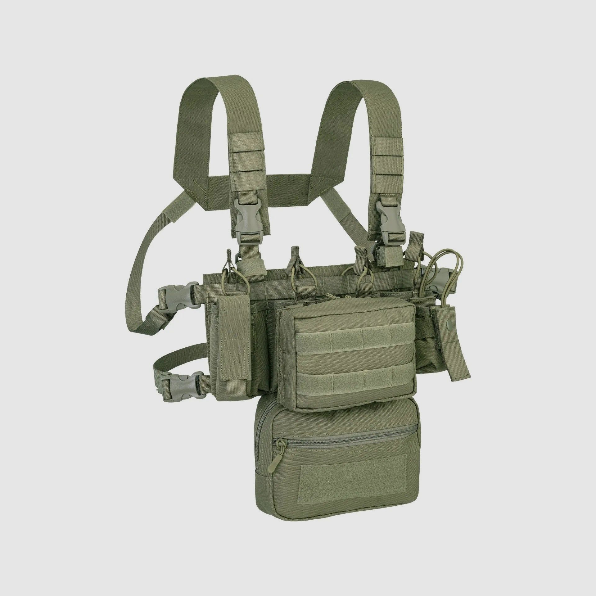 Defcon 5 Defcon 5 Tragesystem Chest Rig Combo Mini 900D Poly Molle - Schwarz
