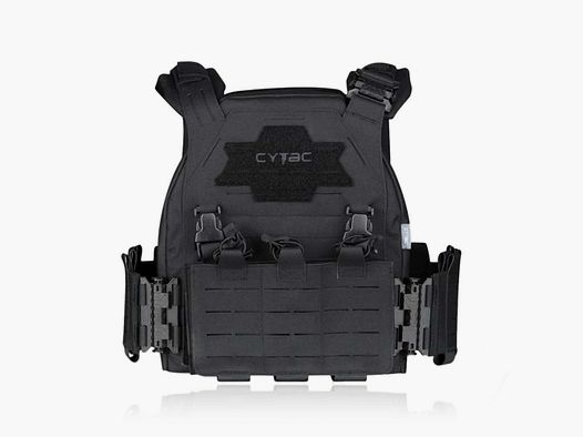 CYTAC Plate Carrier Tactical Taktische Weste / Schwarz