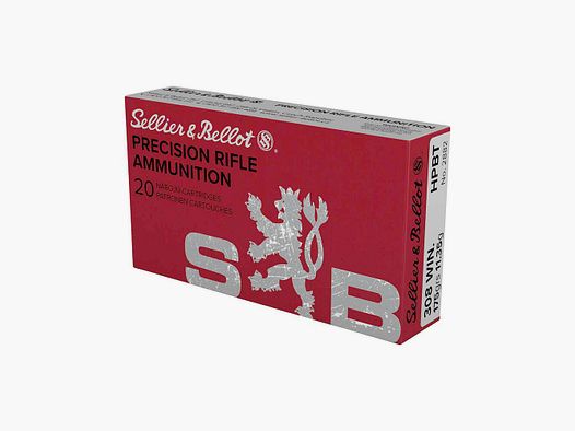 Sellier & Bellot S&B OTM HPBT 175gr. 20pz. .308Win
