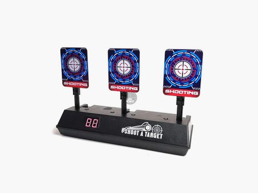 OpTacs - Elektronische Airsoft Zielscheibe - Digital Scoring Target mit 3 Zielen