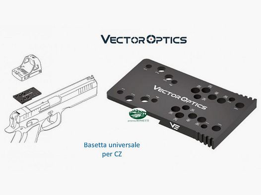 VECTOR OPTICS Universelle Platte zur Montage von Red Dot auf CZ SCFRM-21