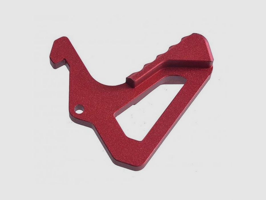 STRIKE INDUSTRIES EXTENDED CHARGING HANDLE LATCH, RED, image 2 of 4