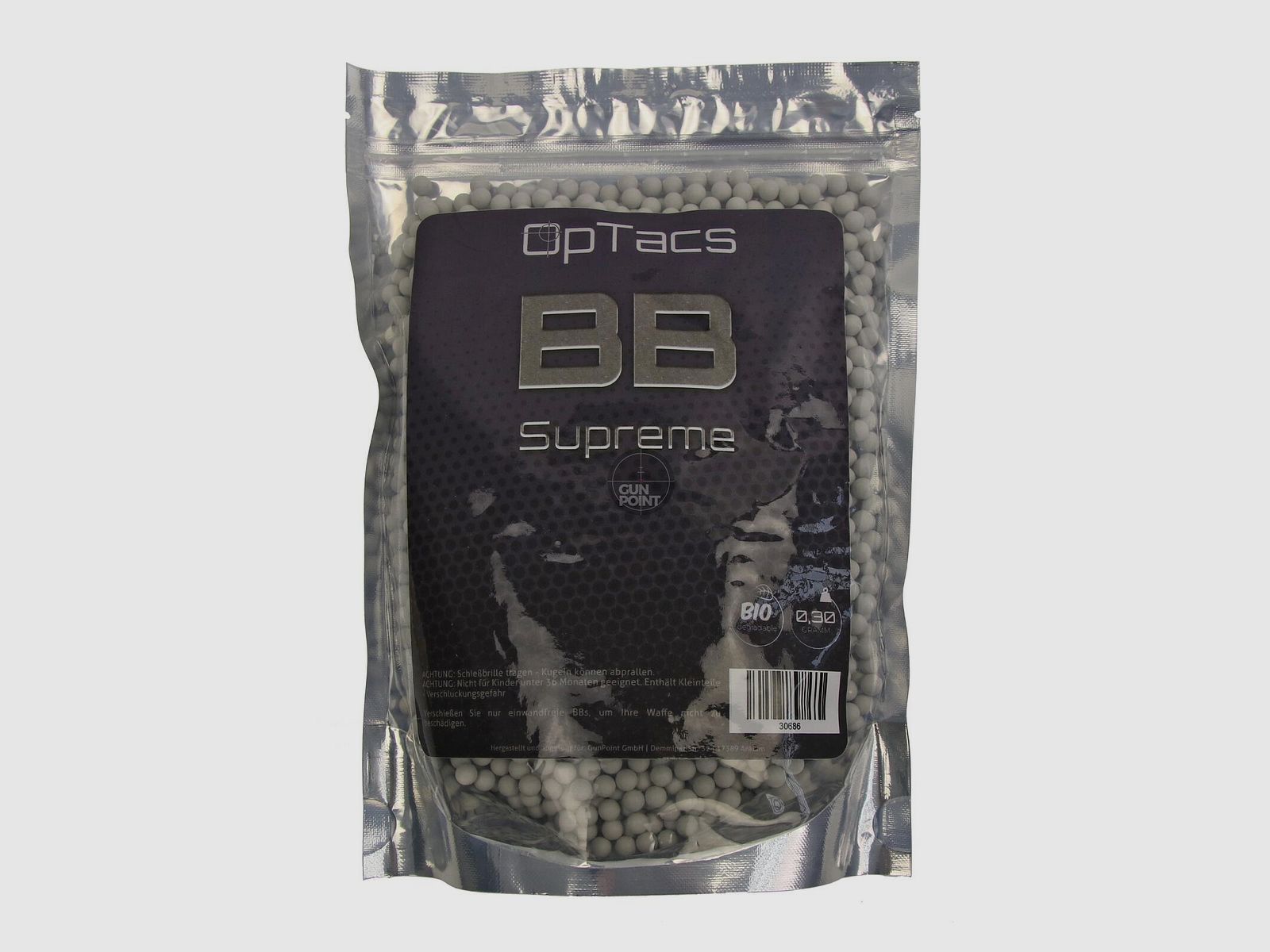 Softair - Kugeln OpTacs Supreme BIO BBs 0,30 g 3000 Stk.