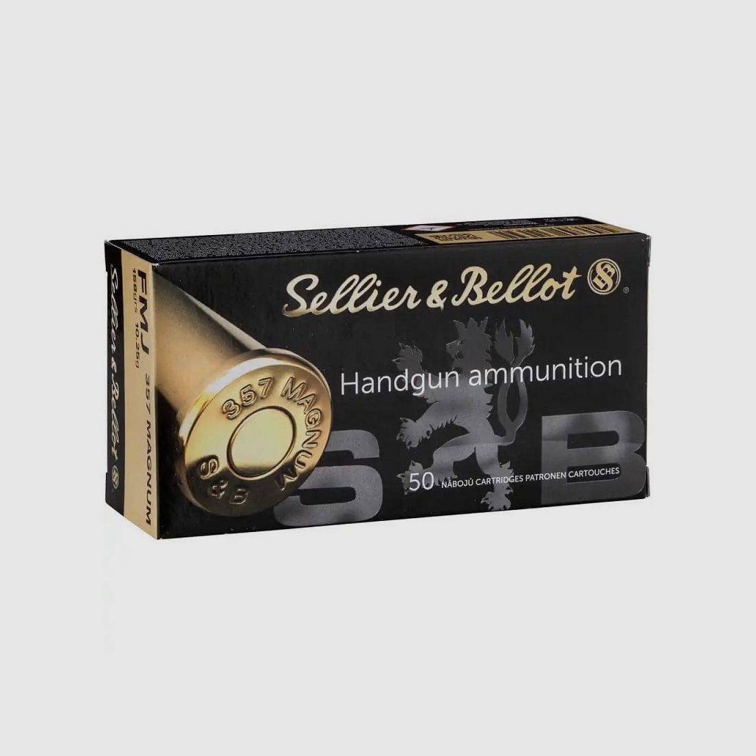 Sellier & Bellot .357 Magnum Palla Intera FMJ 158 gr. - 50 pz.