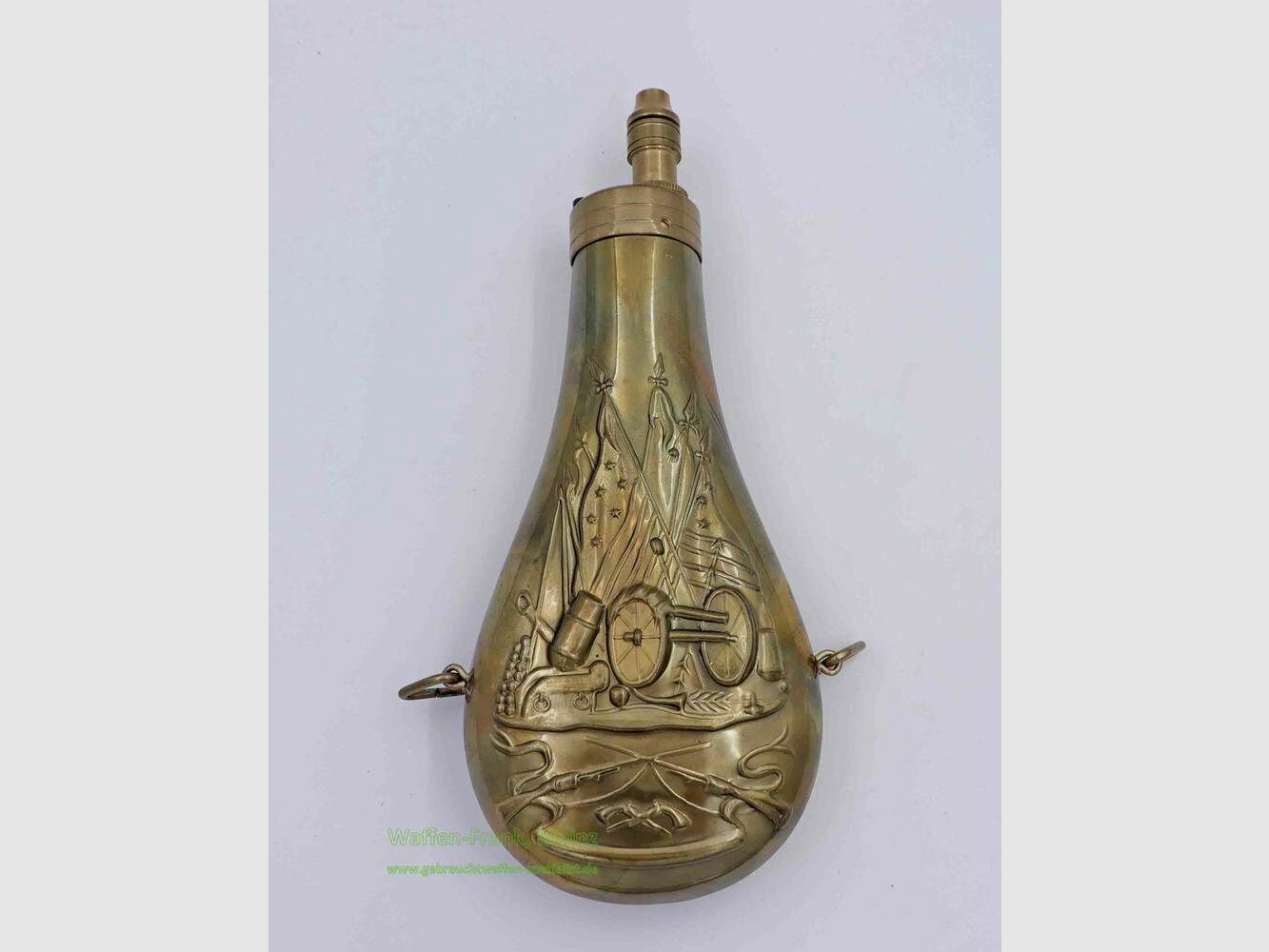 Pedersoli Gardone/Italien Pedersoli Pulverflasche Walker Brass Adjustable