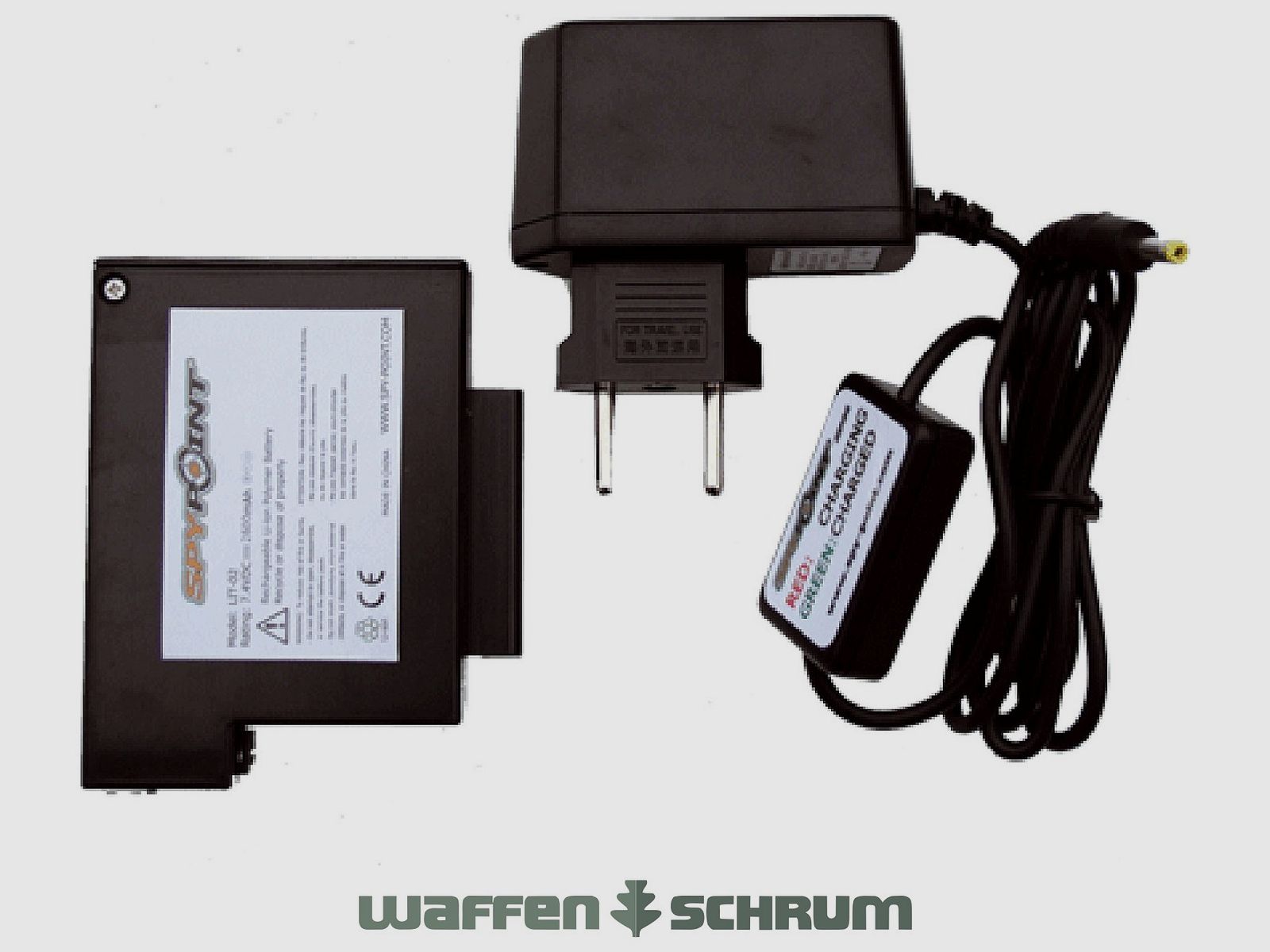 Spypoint LIT-C-8 Lithium Akku mit Ladegerät passend für Link-S / Link-Dark / Link-EVO / Solar-Dark / Force-Dark 2000mAh