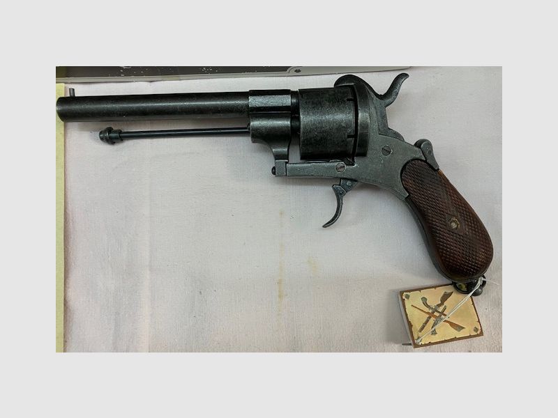 Lefaucheux Revolver 1870 Belgien  DEKO mit Göde Zertifikat