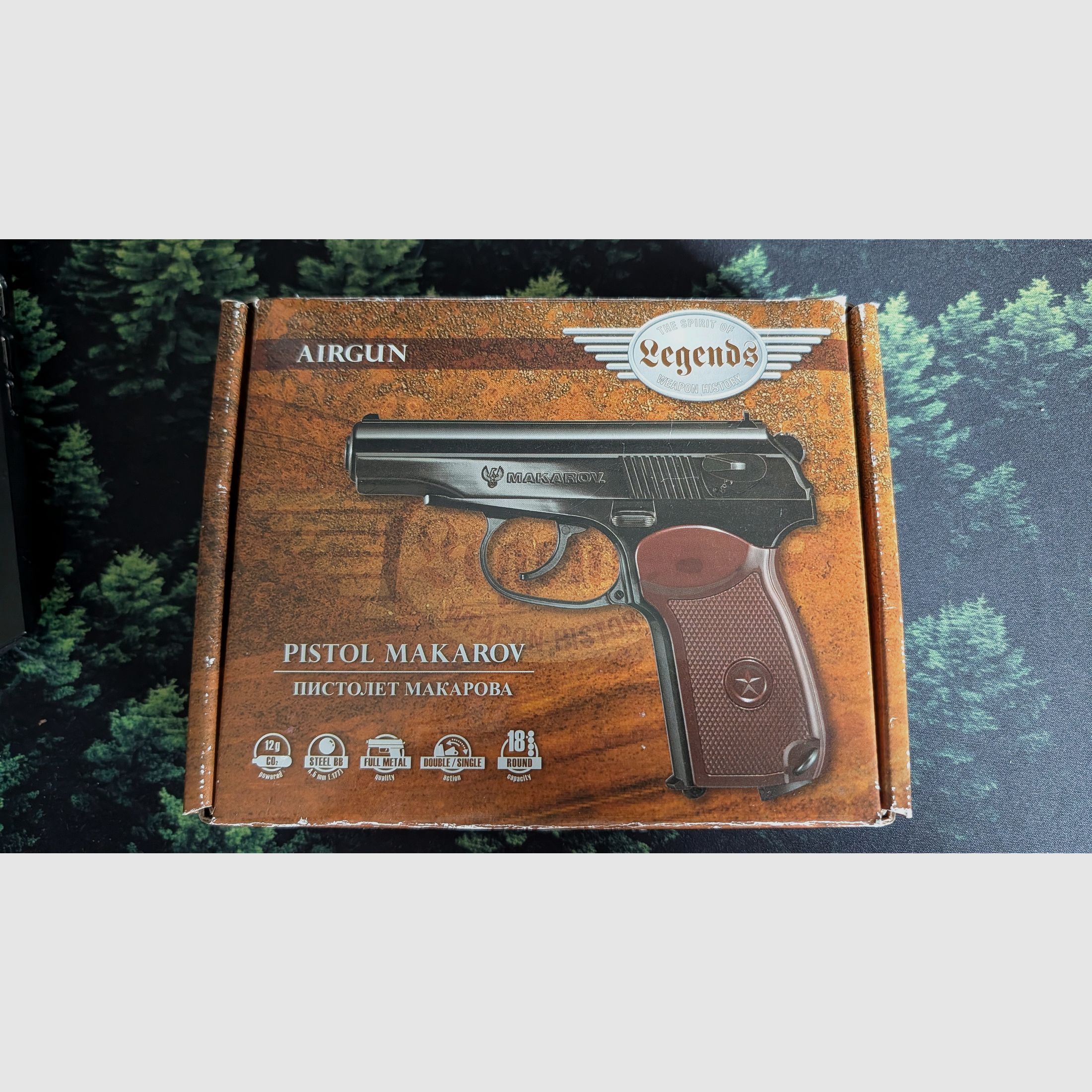 Legends CO2 Pistool Makarov 4,5 mm (.177) BB, afbeelding 2 van 2