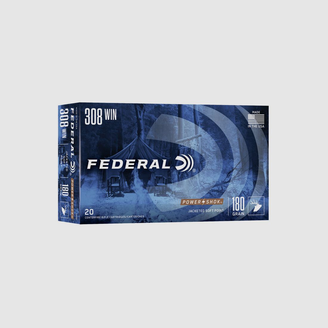 Federal Power Shock Kal. 308 Win 180gr