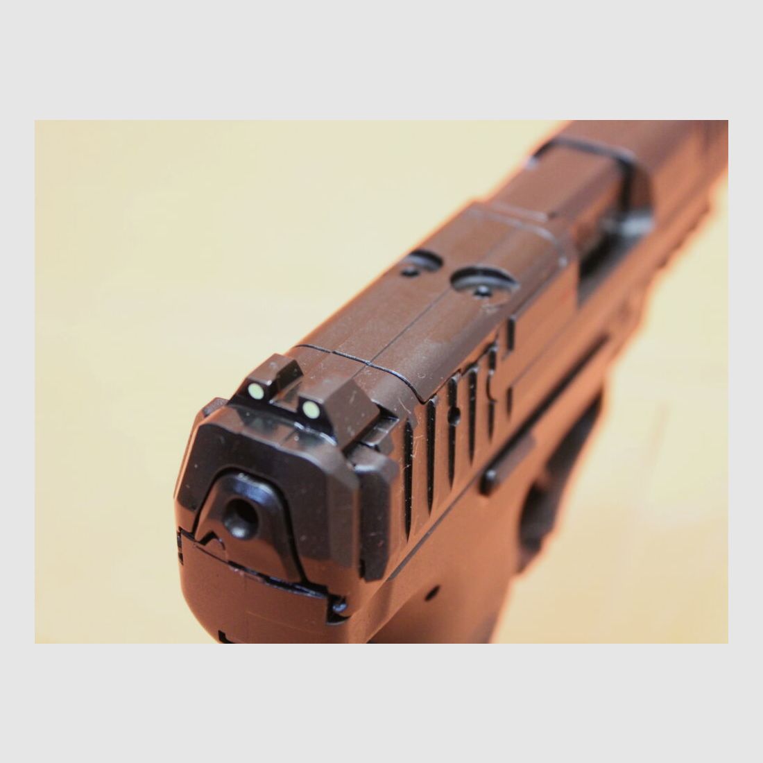 Heckler&Koch Ha. Pistolet 9mm Luger Heckler&Koch/H&K HK SFP9 OR PD SF interfejs do celownika Red Dot (9mm Para/9x19), zdjęcie 3 z 5