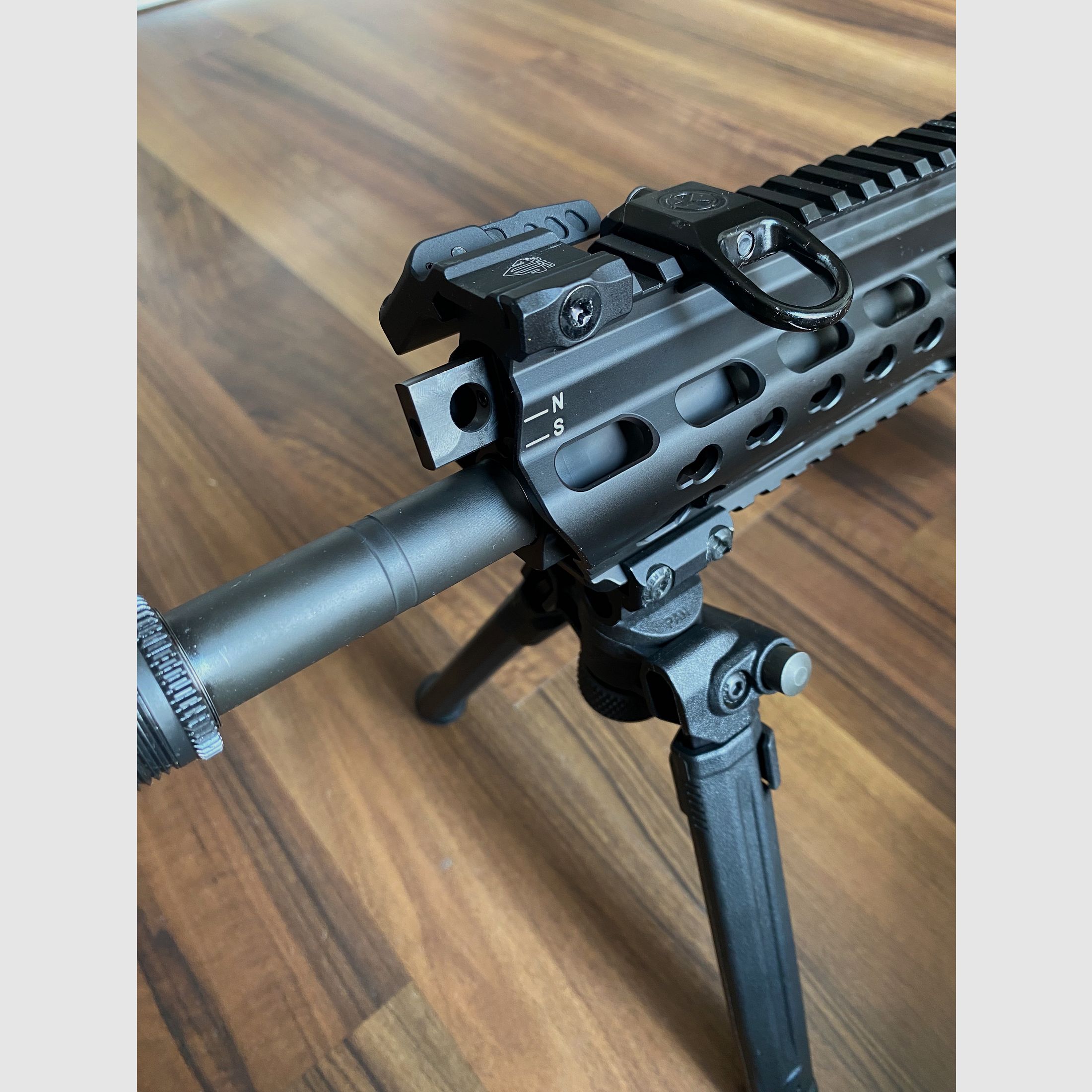Hecker und Koch MR308 13 inch - complete package / scope / gas system from BURK as new