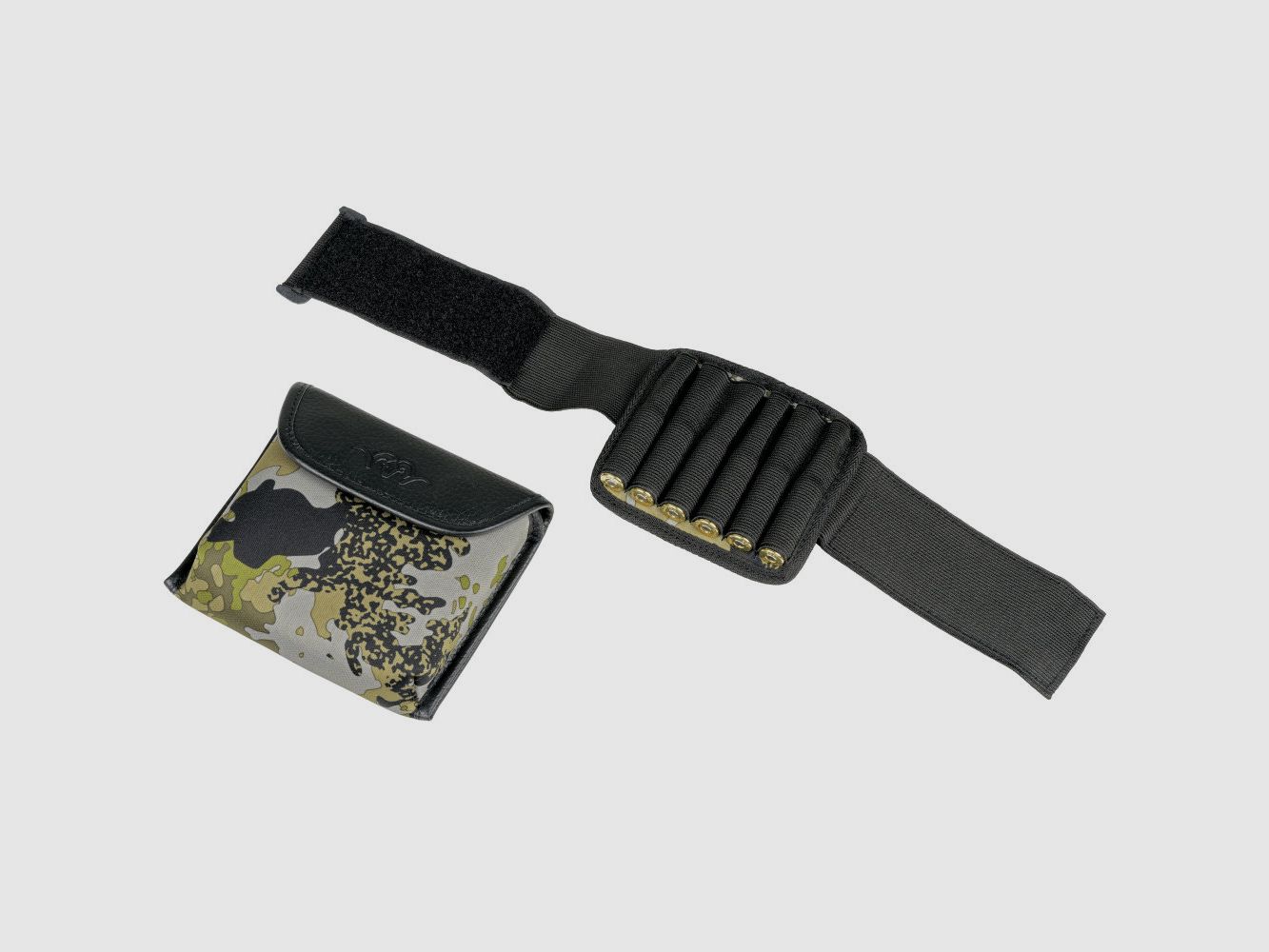 Patronenetui Blaser HunTec Camo, Leder-Neopren für 12 Patronen, Bild 7 von 8