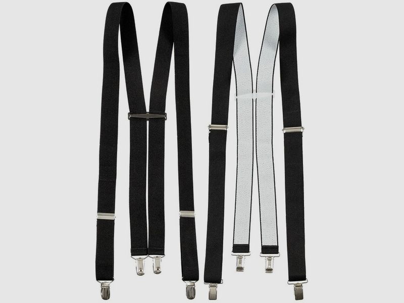 Brit. Hosenträger - Schwarz - Neuwertig (Lagerware)