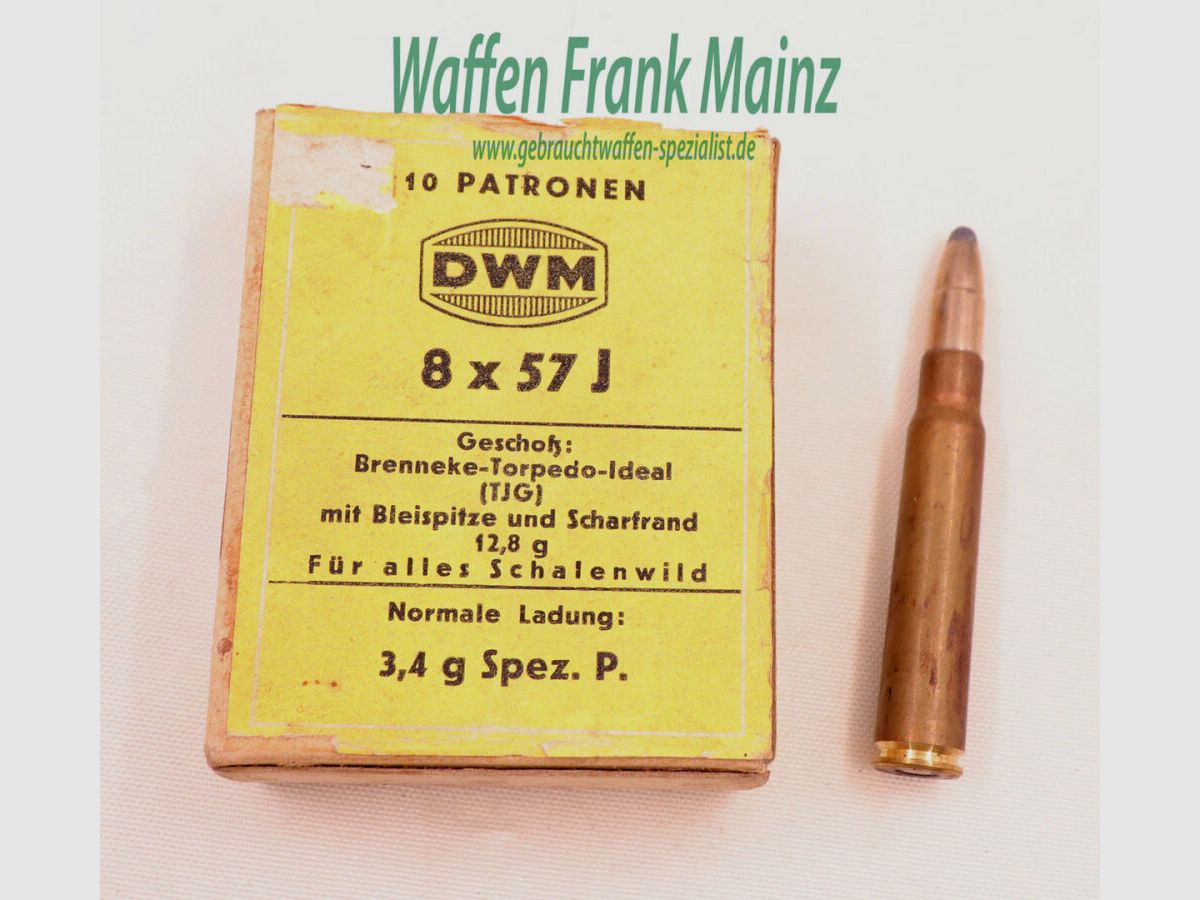 DWM, Karlsruhe Büchsenpatronen 8x57J
