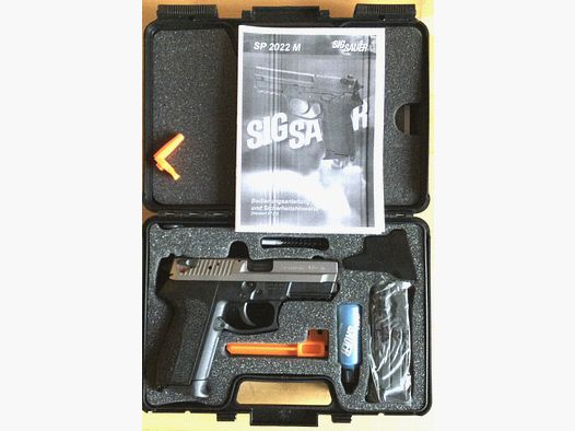 Ha. Pistole SIG Sauer SP2022 DuoTone 9mmLuger Fabrikneu aus Sammlungsauflösung