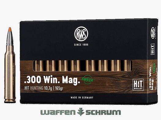 RWS HIT 10.7g - 165gr .300WinMag