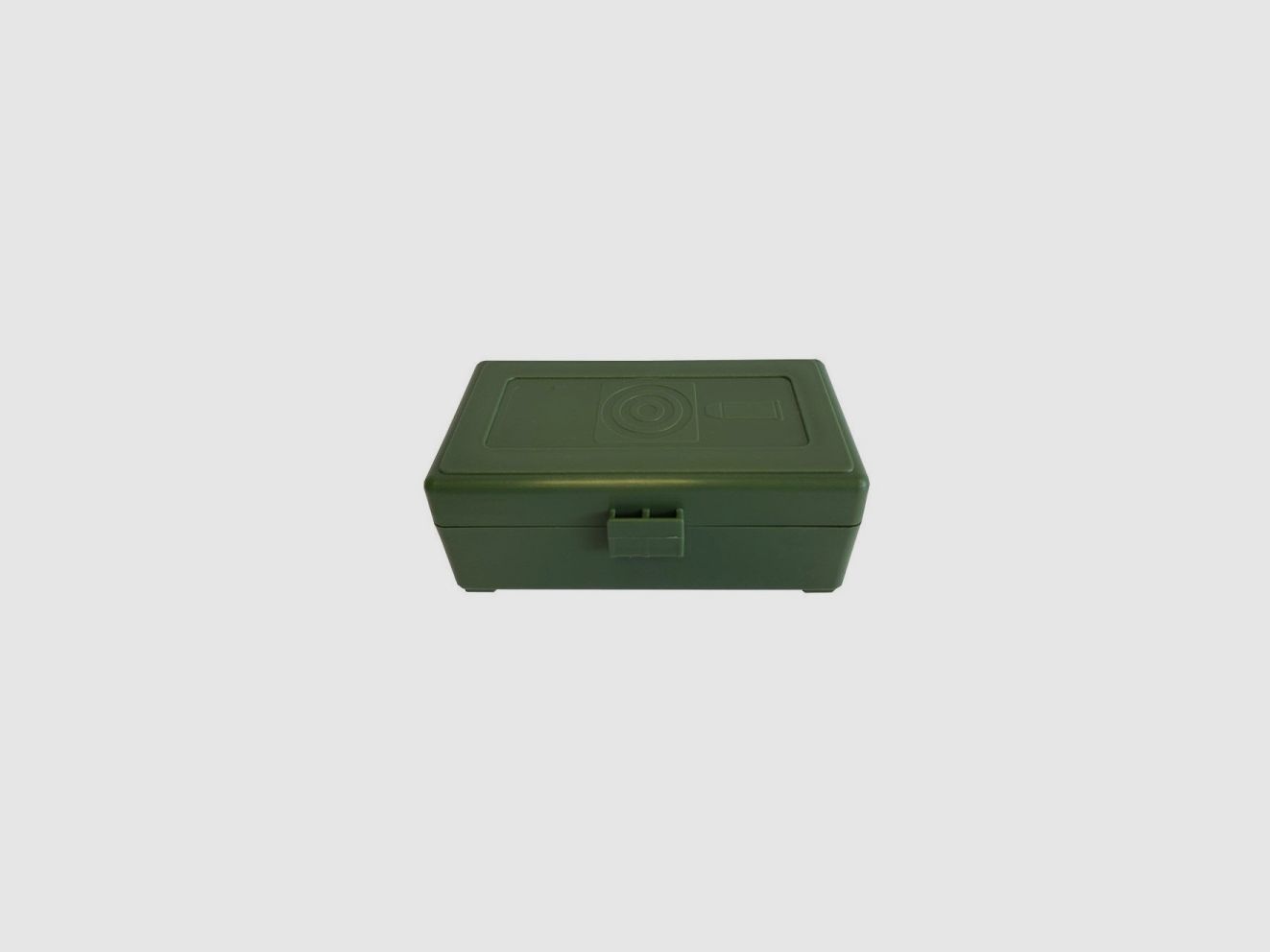 Grüne Aufbewahrungsbox für 50 Patronen Kal. 357, Bild 1 von 3