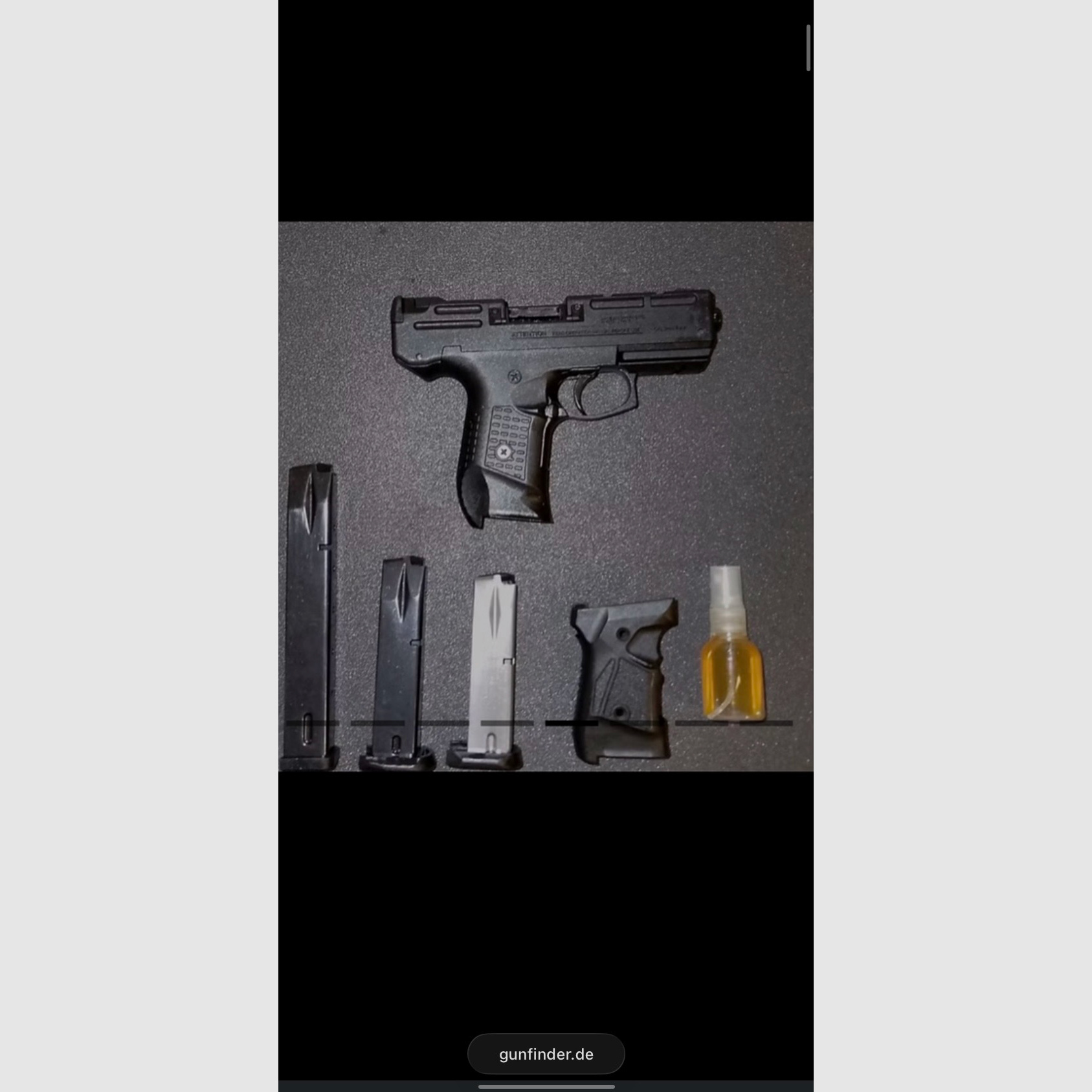 VK Zoraki 925 + Zoraki 914 Umrüst Kit Schwarz PTB 1005