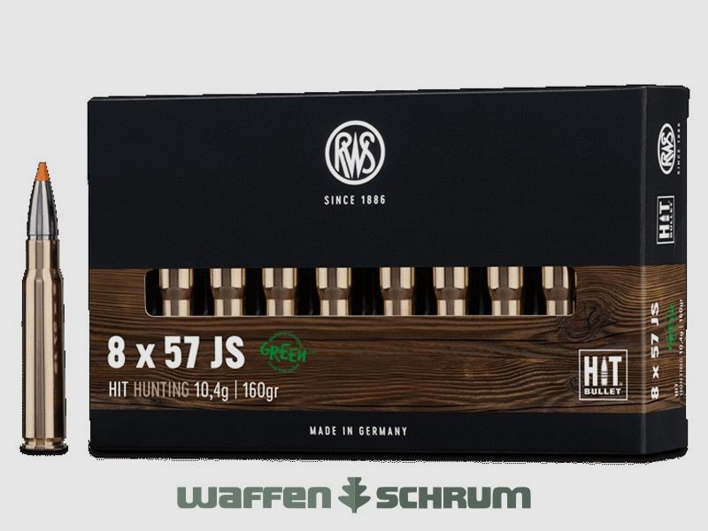 RWS 8x57JS HIT 10,4g - 160gr