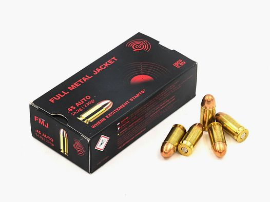 .45 ACP, FMJ, 230 gr, 50 pcs.