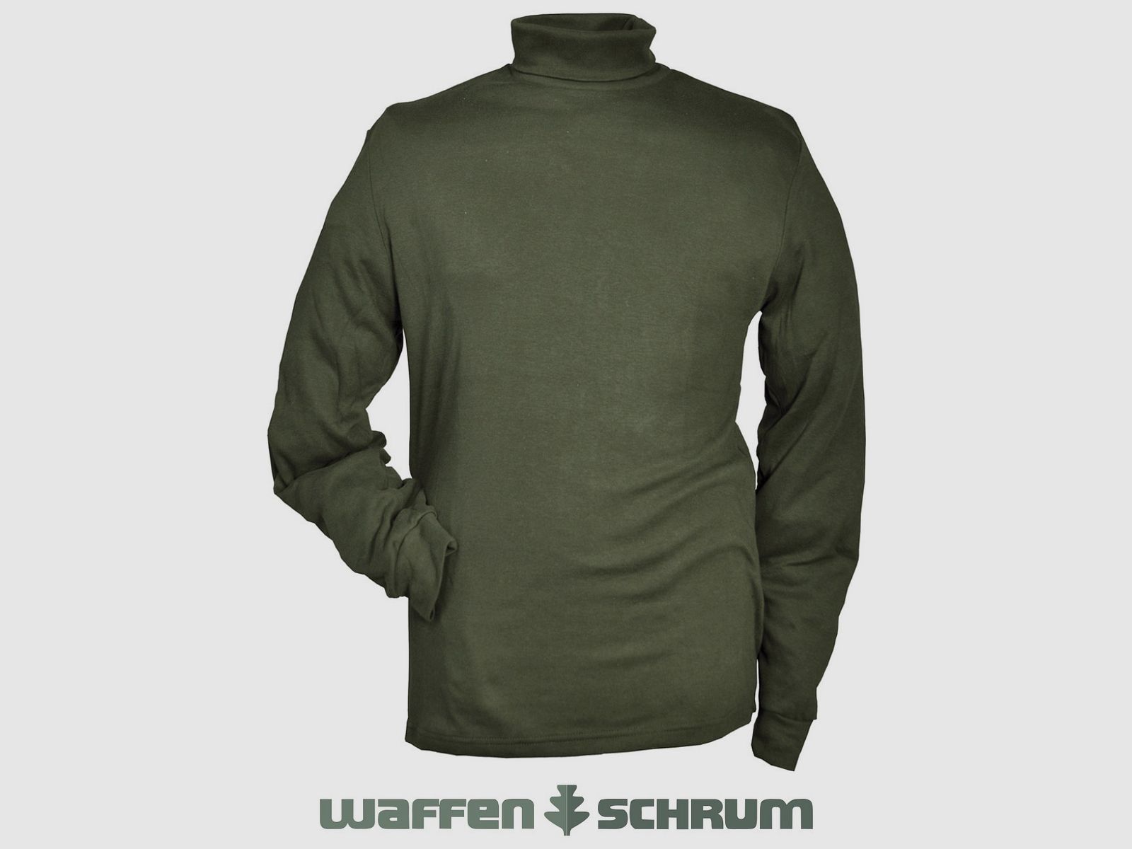 Hubertus Rollkragen-Shirt Oliv