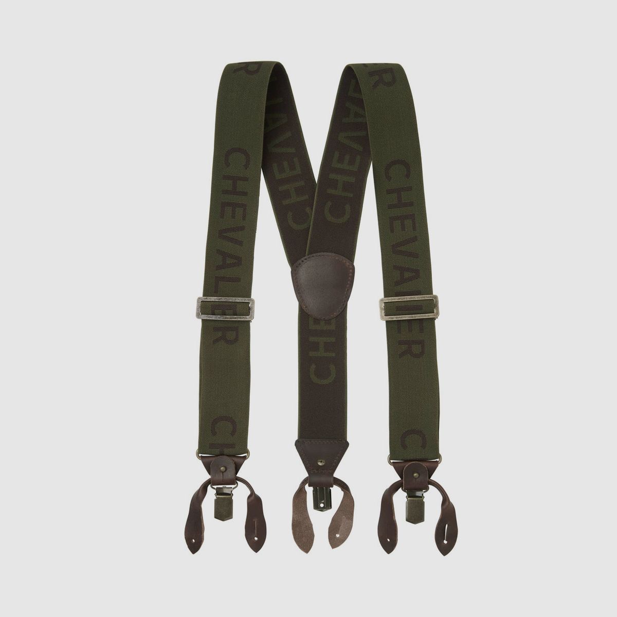 Chevalier Hosenträger Chevalier Logo Dark Green