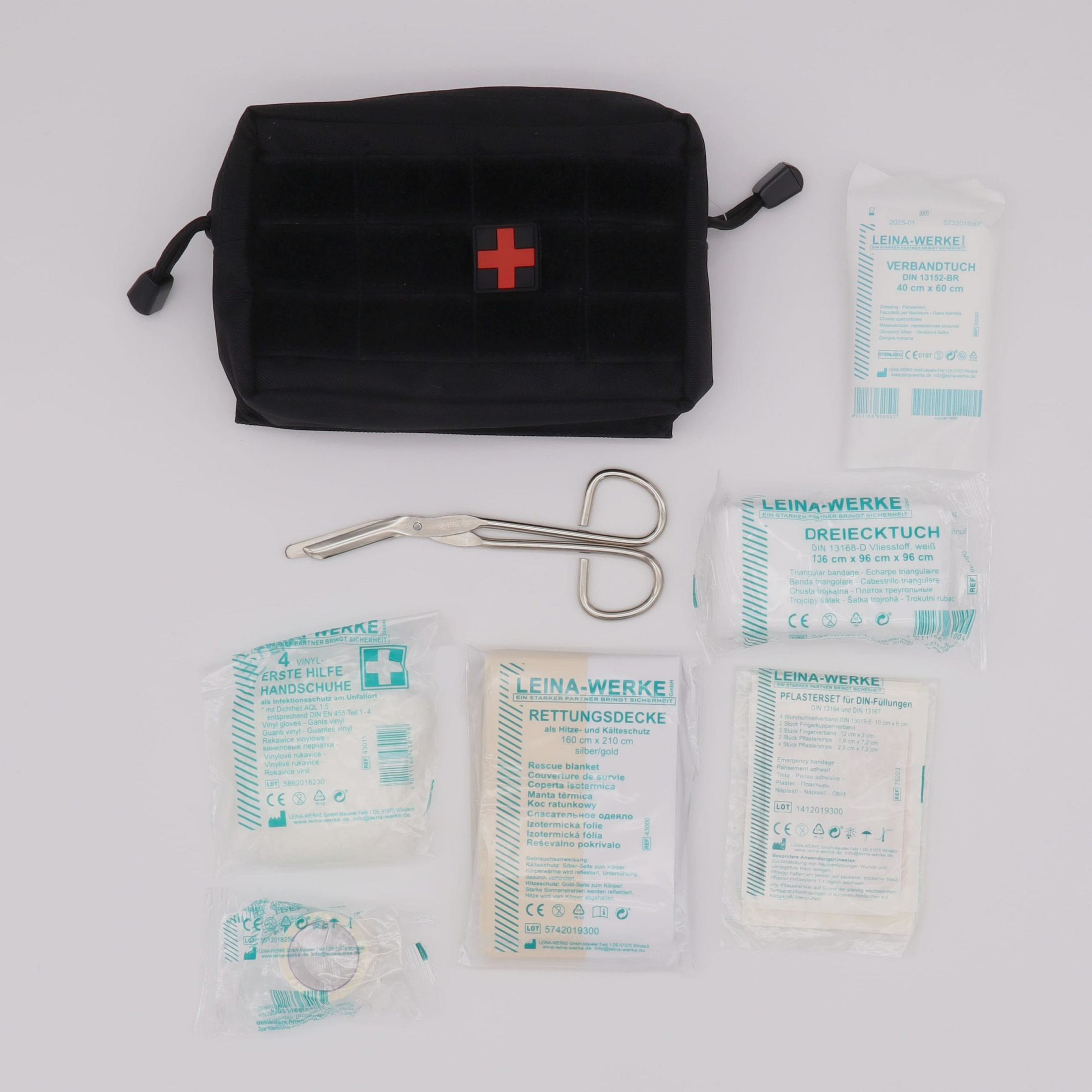 Eerste Hulp Set Leina Pro 25-delig. Zwart
