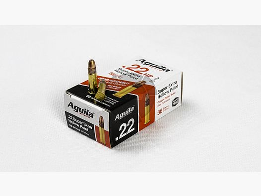 Aguila 22lr. HV HP 38 gr Super Extra Hollow Point