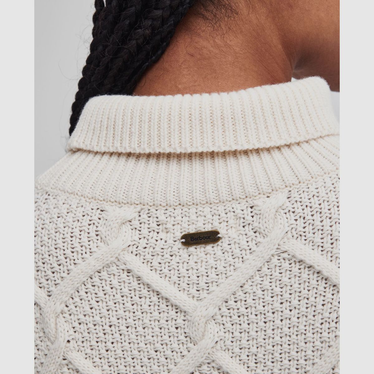 BARBOUR Coltrui Burne Knit Ecru