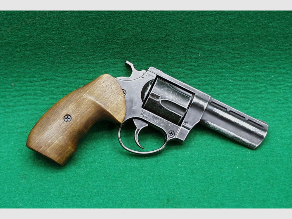 CUNO MELCHER ME 38 Magnum Revolver 9mm R.K. antik-Holz