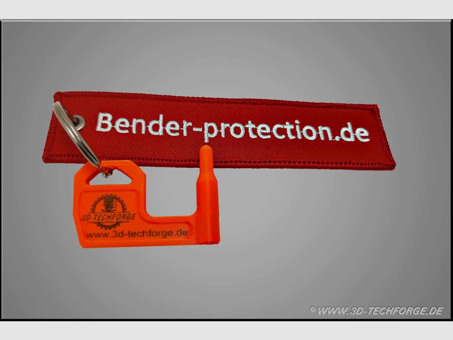 3D-TechForge Safety Flag – Universelle Signal-Kammerfahne mit Laser-Gravur & Textilfahne