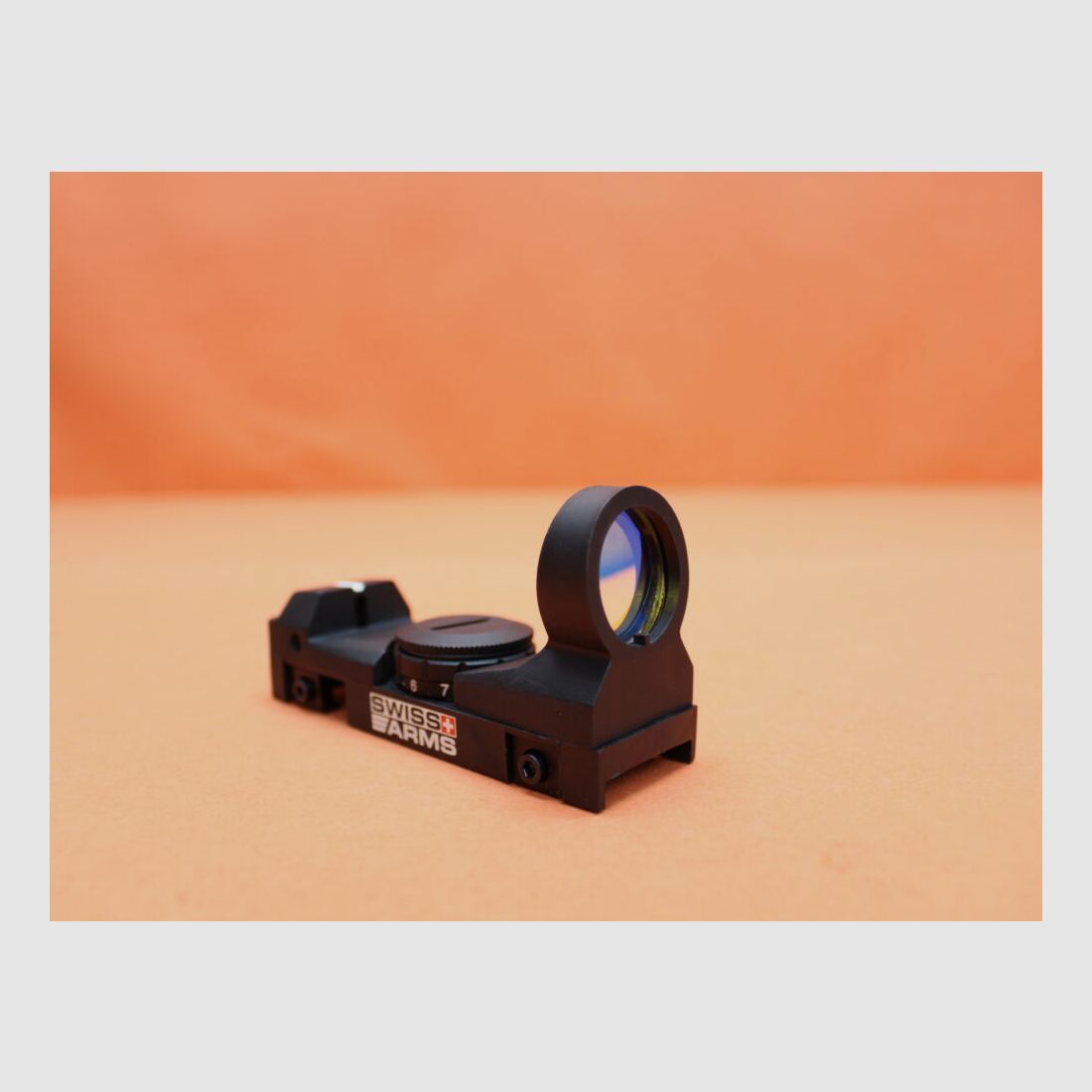 Swiss Arms Swiss Arms Red Dot Sight Visor de punto rojo de polímero para perfil Weaver/Picatinny