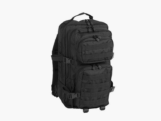 MILTEC MOCHILA DE ASALTO NEGRA 36 LT.