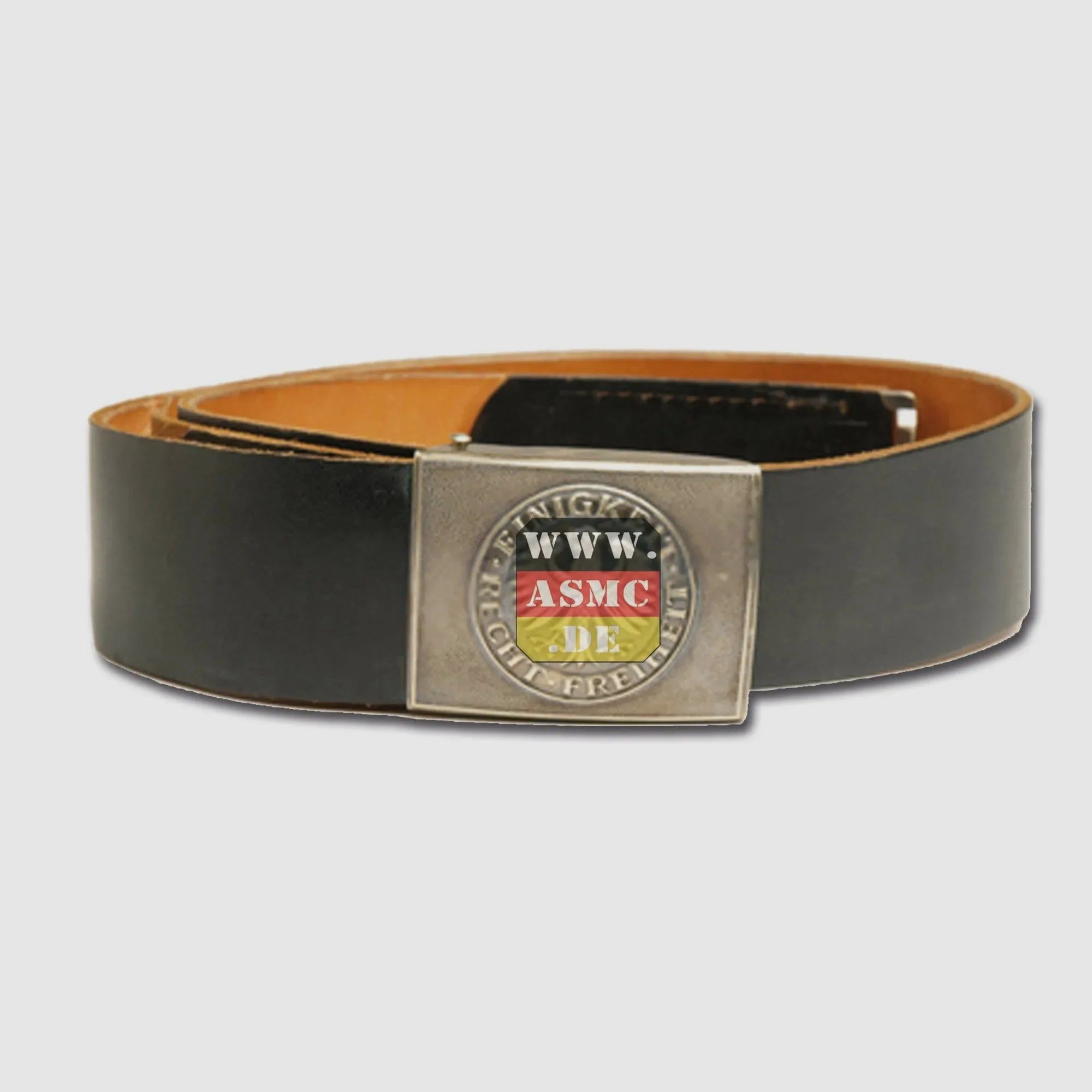 Bundeswehr Original BW Dienstkoppel Leder gebraucht
