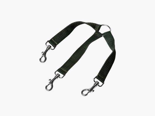 Correa Triple para Perro Nylon Verde Januel