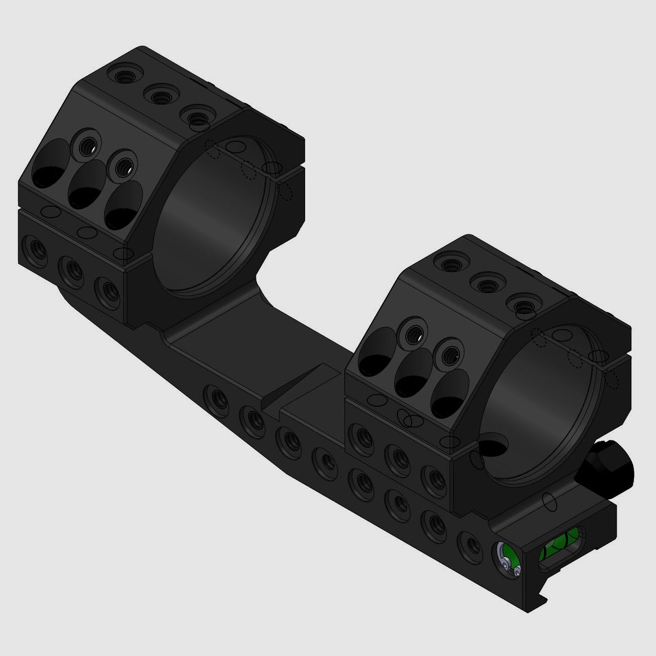 APEL German Tactical Mount für Picatinny – 34mm. niedrig BH15 KR70