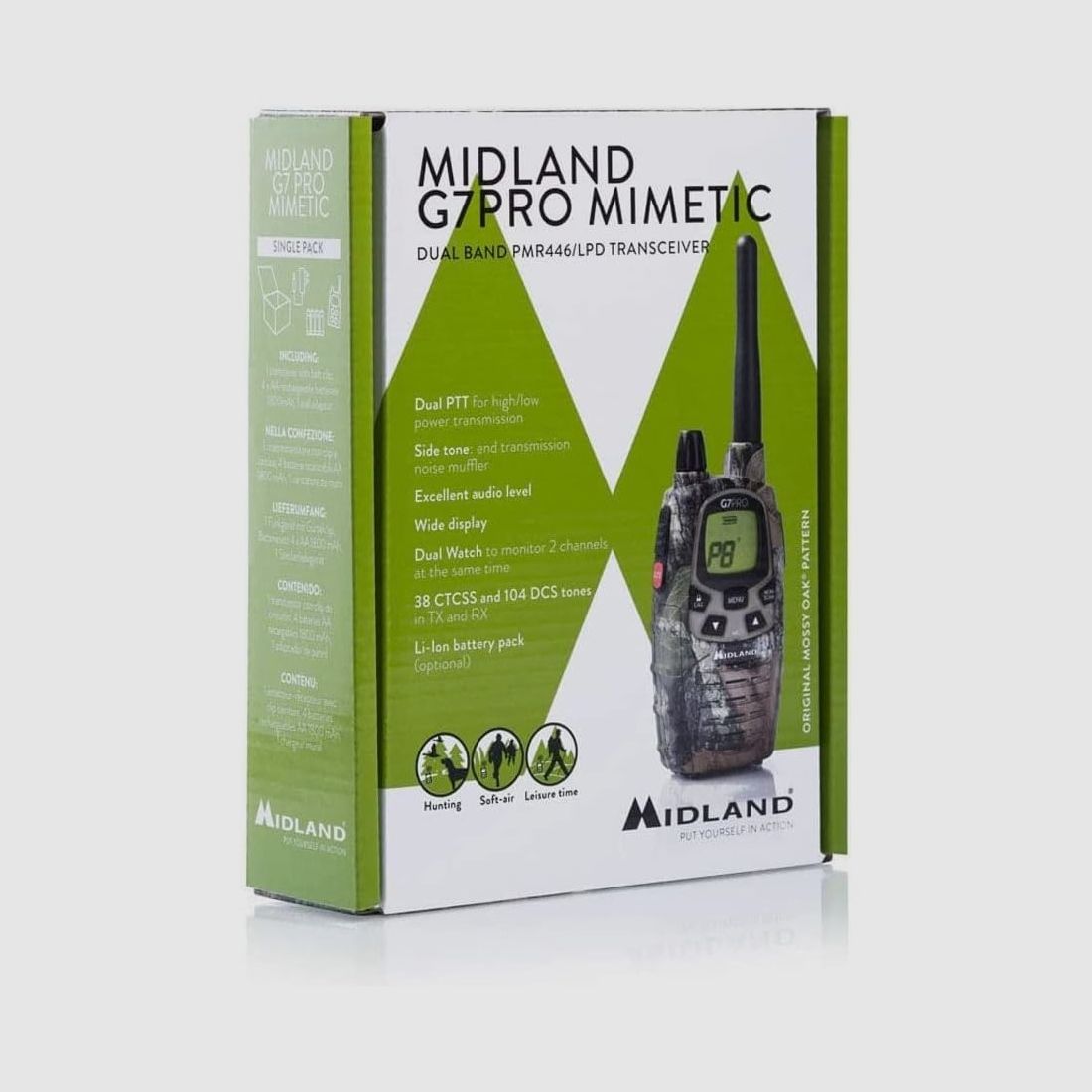 MIDLAND G7 PRO MIMETIC PMR466 16 CANALI, immagine 3 di 5