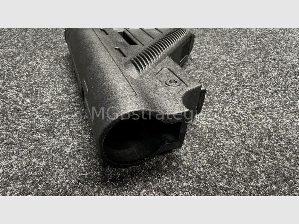 Oryginalny uchwyt Heckler & Koch do 416 MR223 G95 G95K G95A1 G95KA1 pasujący do rur buforowych Mil-Spec i Commercial - zatem również pasujący do broni typu AR15 AR-15 / SLIMLINE czarna kolba