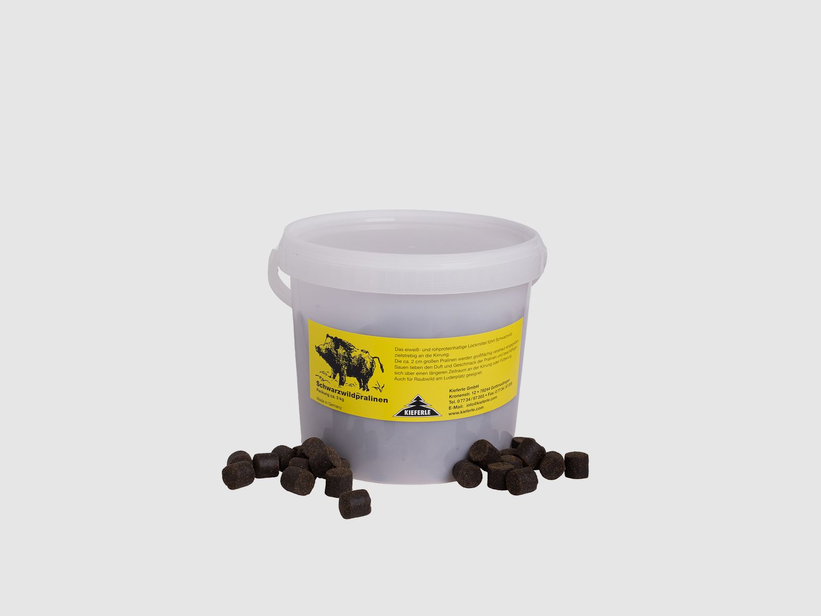 Schwarzwildpralinen 3 kg Eimer