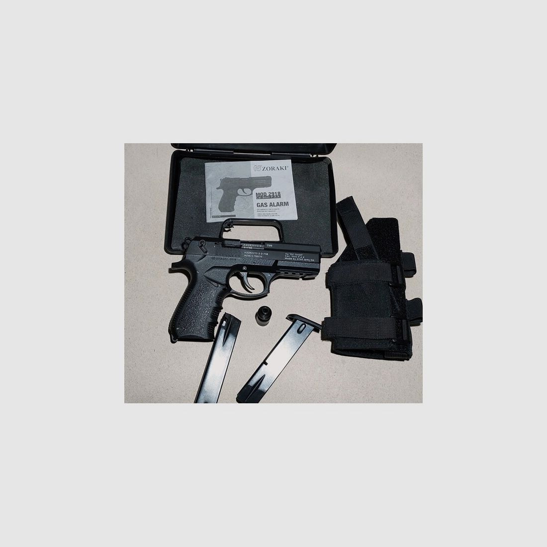 Set Zoraki 2918 PAK mit 2 Magazinen und Holster