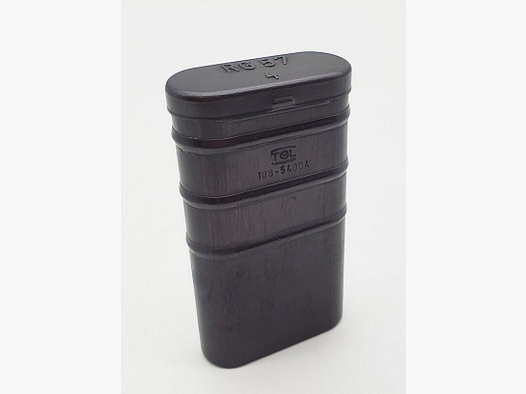 orginal DDR NVA RG 57 Dose für Waffenreinigungsgerät für Kalaschnikow AK47 (7,62mm) TGL 108-54004