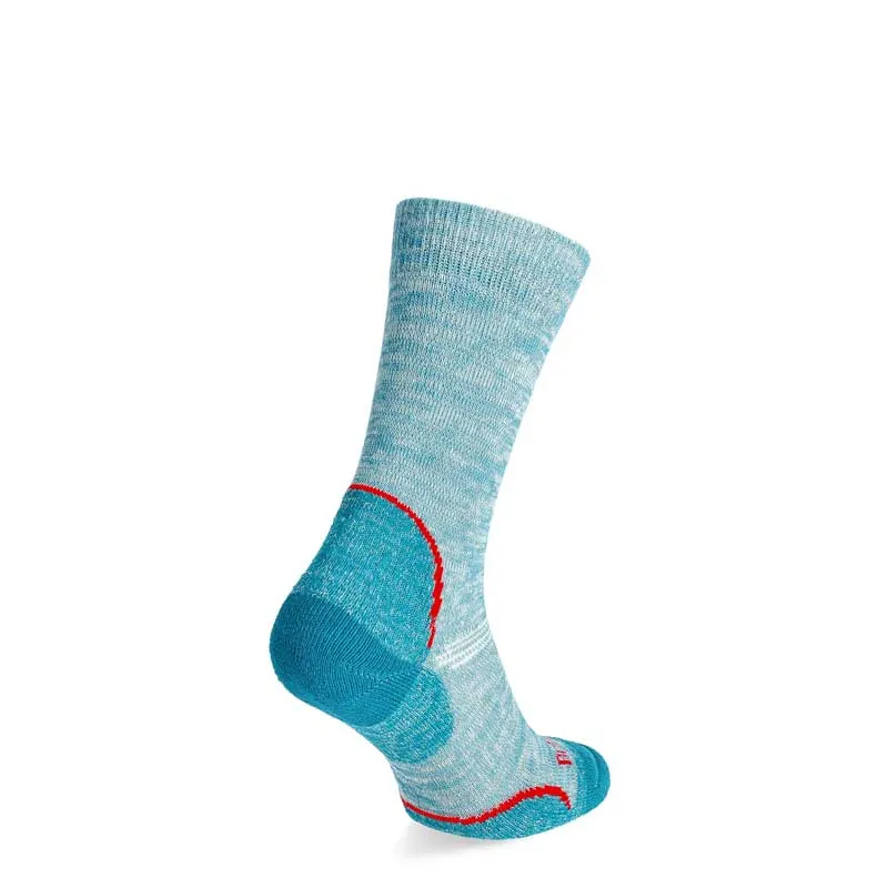 Bridgedale HIKE Lightweight T2 Coolmax Performance teal women's hiking socks, image 4 of 7