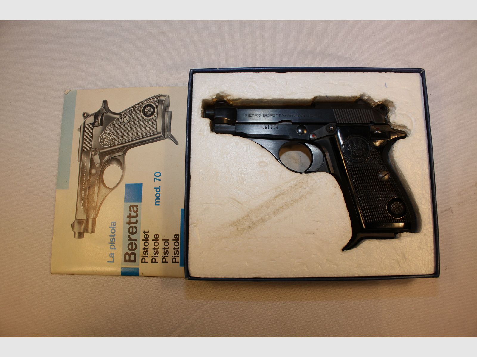 Beretta Model  70 im Kaliber 7,65 Browning.